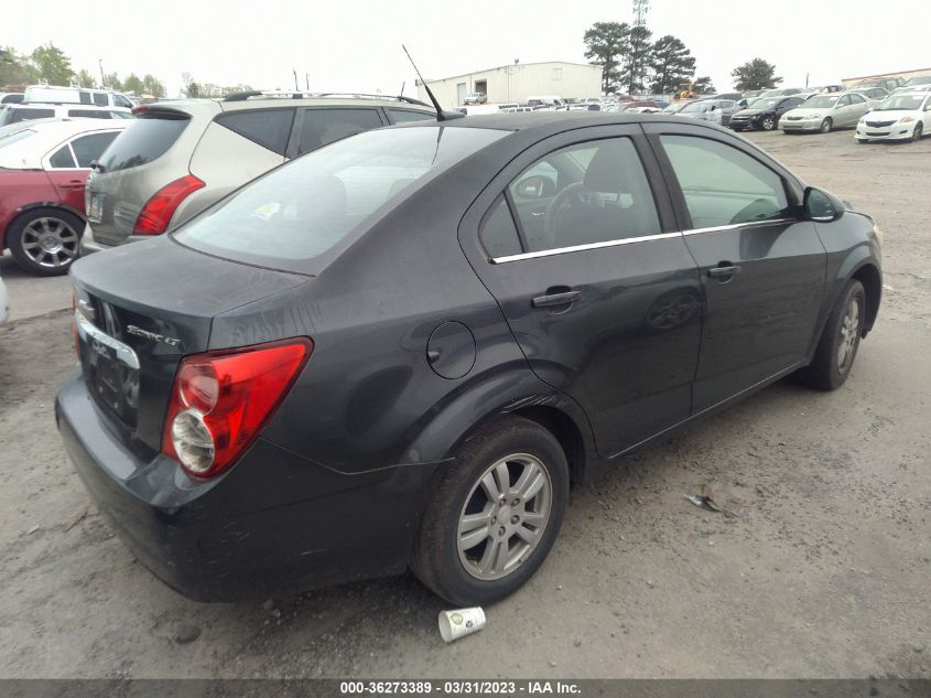 2014 CHEVROLET SONIC LT - 1G1JC5SHXE4162657