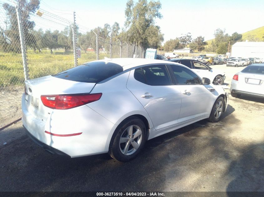 2015 KIA OPTIMA LX - KNAGM4A77F5662639