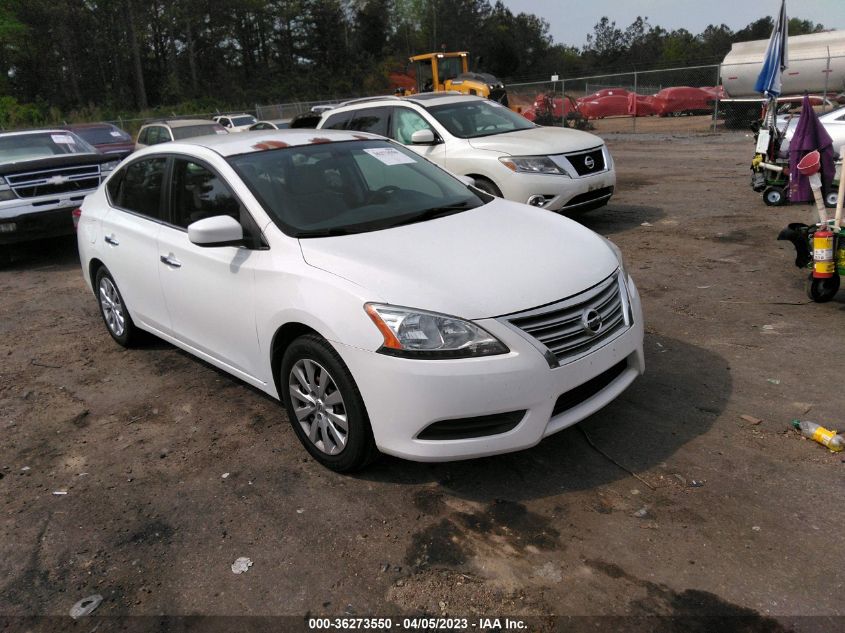 2015 NISSAN SENTRA S - 3N1AB7AP5FY343889