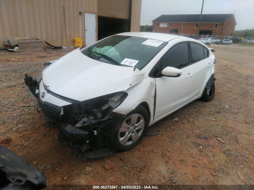 2016 KIA FORTE LX - KNAFK4A67G5487819