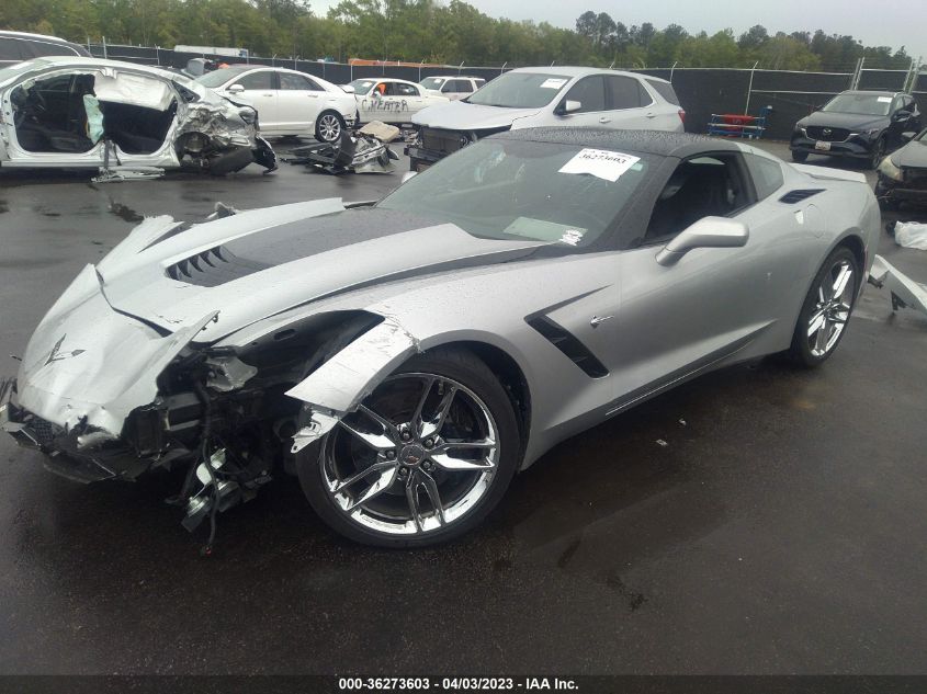 2014 CHEVROLET CORVETTE STINGRAY Z51 1LT - 1G1YG2D76E5102973