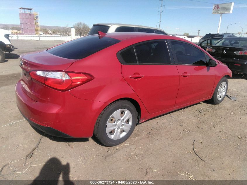 2015 KIA FORTE LX - KNAFX4A61F5387411