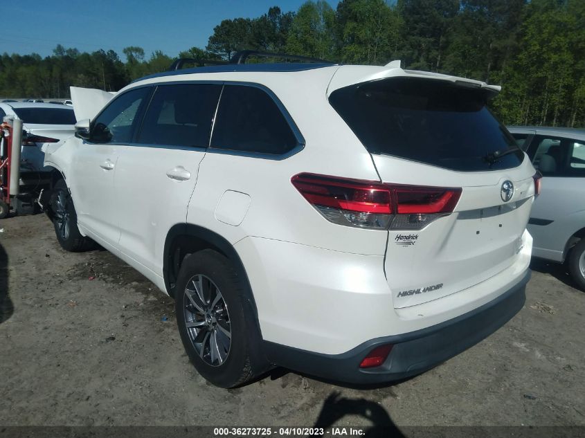 2017 TOYOTA HIGHLANDER XLE/SE - 5TDJZRFH0HS419728