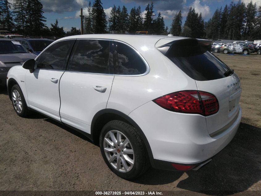 2014 PORSCHE CAYENNE S HYBRID WP1AE2A25ELA50740