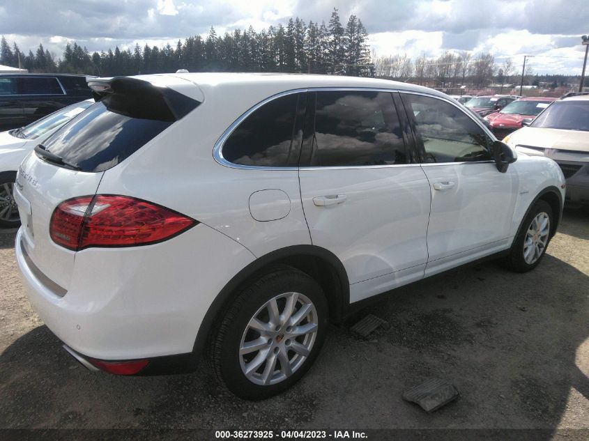 2014 PORSCHE CAYENNE S HYBRID WP1AE2A25ELA50740