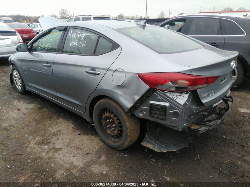 VIN 5NPD74LF8HH064015 2017 HYUNDAI ELANTRA SE