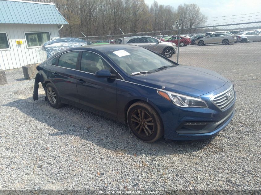 2015 HYUNDAI SONATA 2.4L SE - 5NPE24AF7FH138589