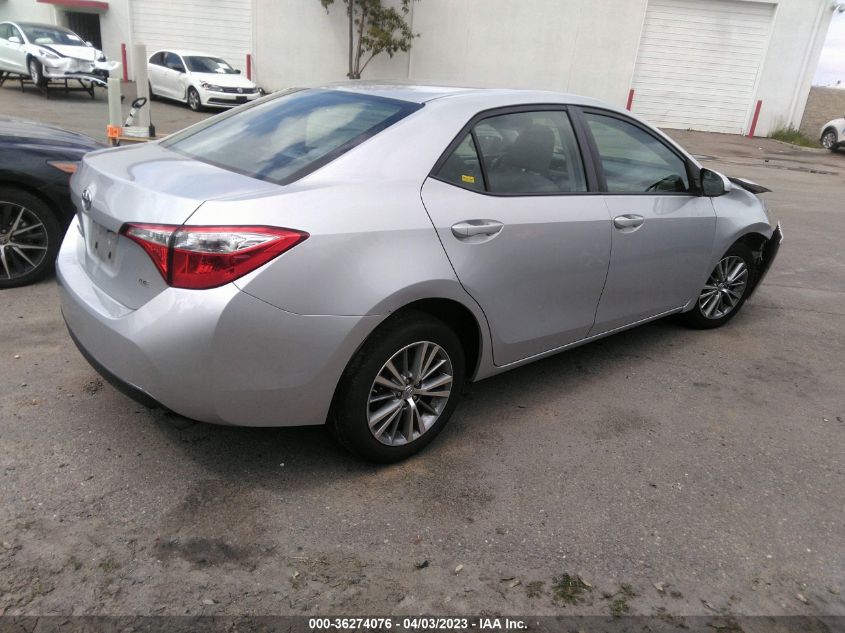 2015 TOYOTA COROLLA LE - 5YFBURHE7FP207338