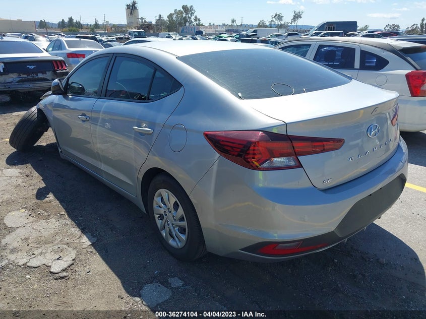 VIN KMHD74LF9LU928550 2020 HYUNDAI ELANTRA SE