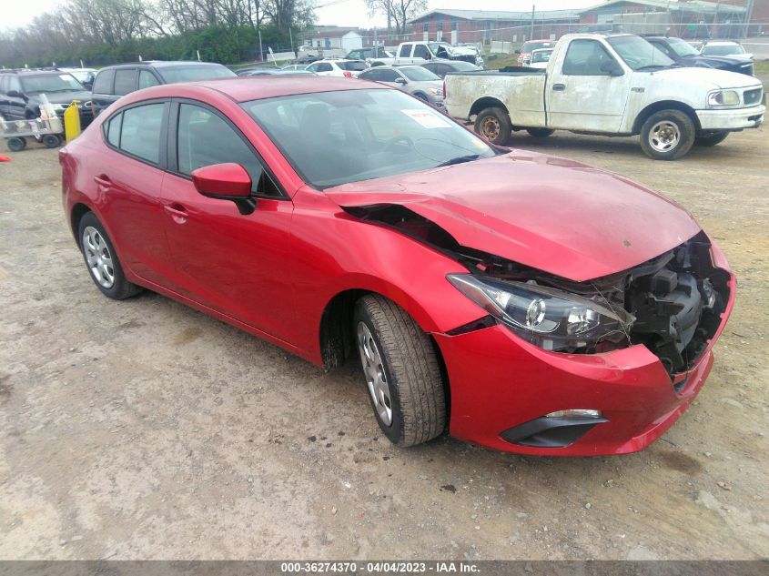 2016 MAZDA MAZDA3 I SPORT - 3MZBM1T76GM301825