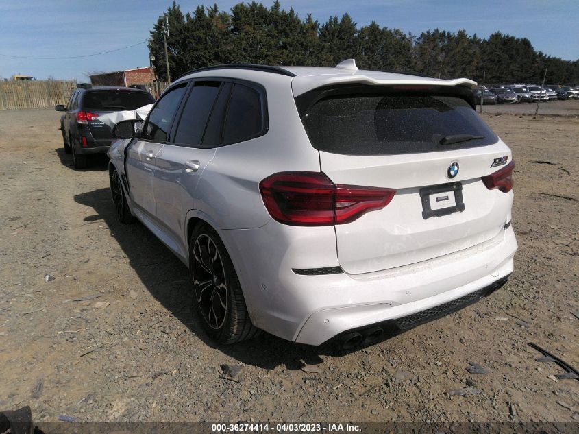 2020 BMW X3 M COMPETITION - 5YMTS0C09LLT11164