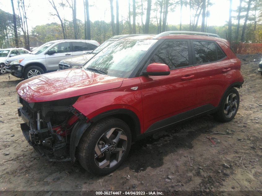 2022 HYUNDAI VENUE SEL - KMHRC8A37NU142332