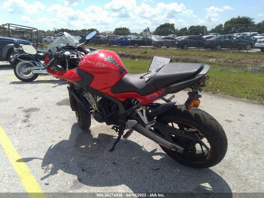 2014 HONDA CBR650 F MLHRC7408E5001230