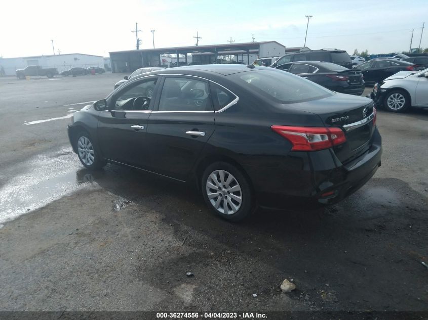 2016 NISSAN SENTRA SR/SL/S/SV/FE+ S - 3N1AB7AP9GL663263