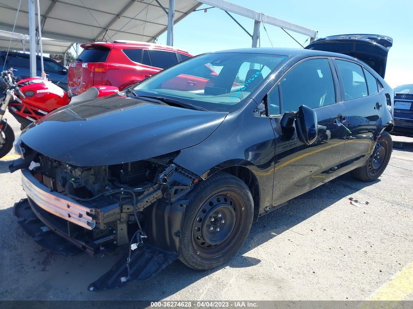 VIN 5YFEPRAEXLP143824 2020 TOYOTA COROLLA LE