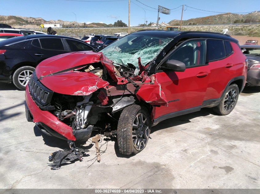 VIN 3C4NJDDB8LT111585 2020 JEEP COMPASS TRAILHAWK