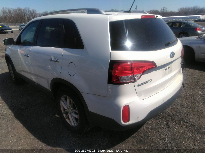 2015 KIA SORENTO LX - 5XYKT4A61FG653854