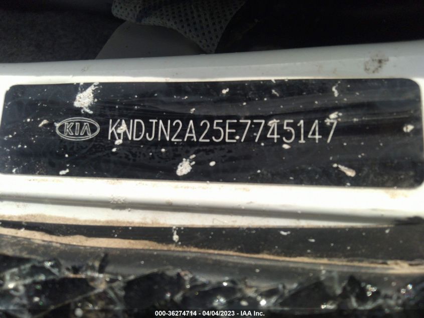 2014 KIA SOUL BASE - KNDJN2A25E7745147
