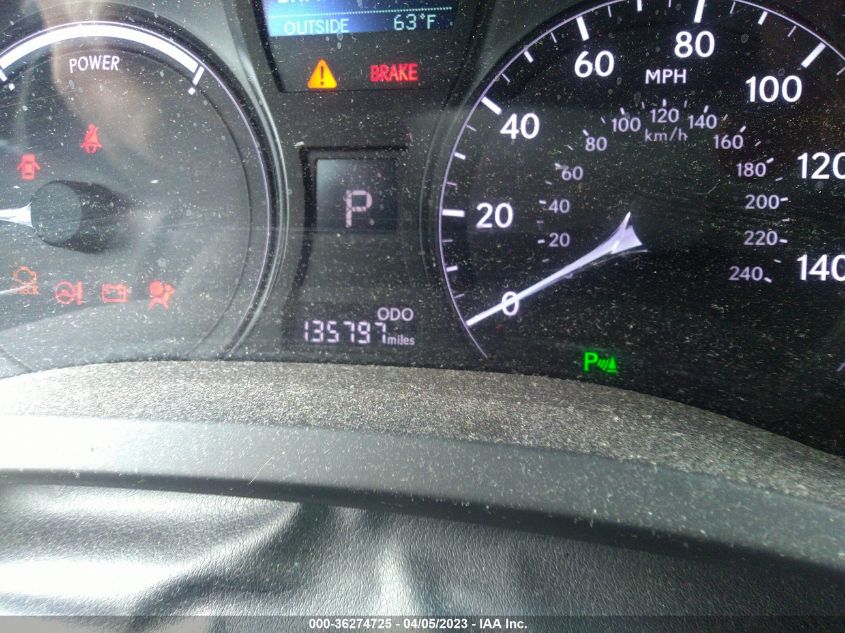 2013 LEXUS RX 450H - JTJZB1BA5D2008048
