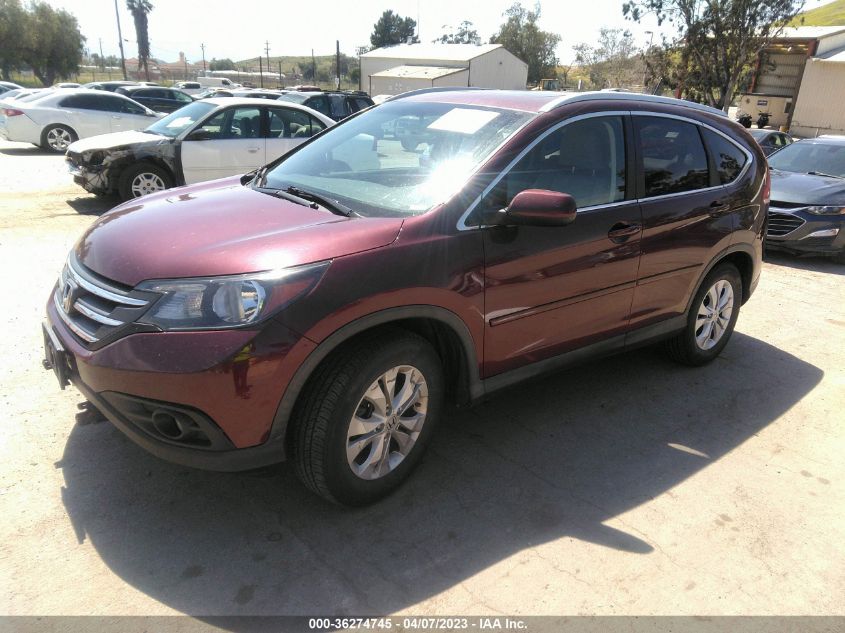 2013 HONDA CR-V EX-L - 5J6RM4H70DL014127
