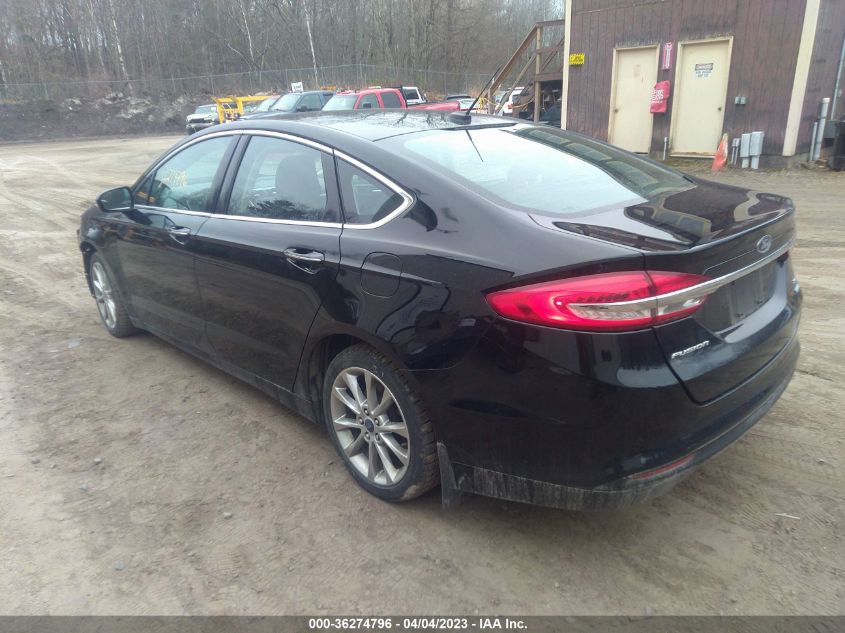 2017 FORD FUSION SE - 3FA6P0HD6HR153237