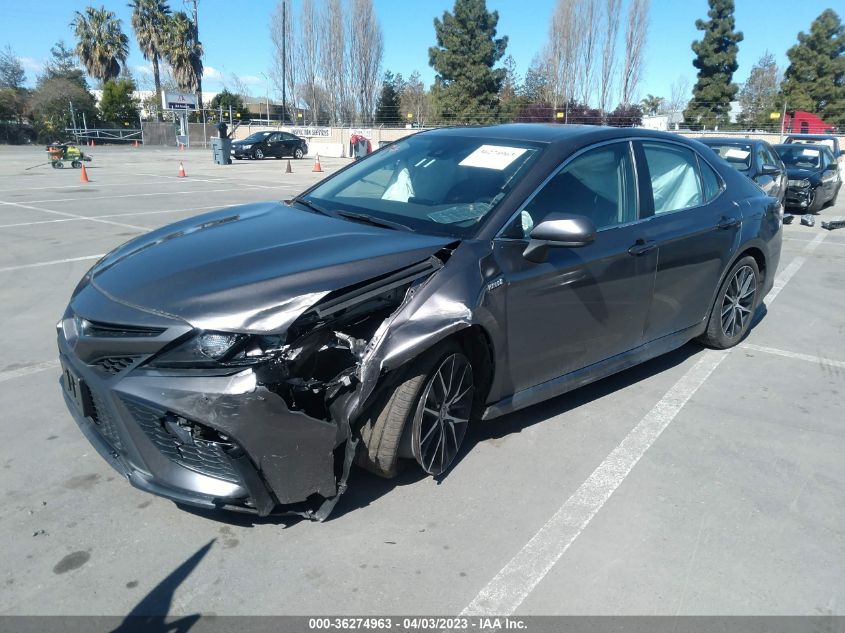 2021 TOYOTA CAMRY HYBRID SE - 4T1G31AKXMU558685