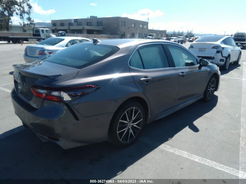 2021 TOYOTA CAMRY HYBRID SE - 4T1G31AKXMU558685