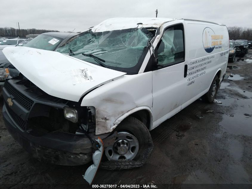 2013 CHEVROLET EXPRESS CARGO VAN - 1GCWGFFA4D1188742