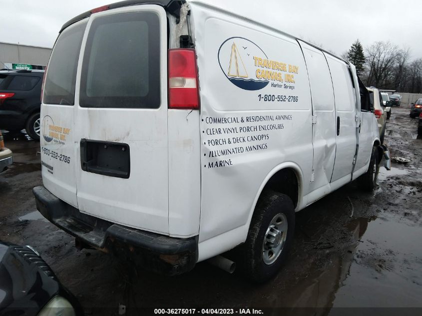 2013 CHEVROLET EXPRESS CARGO VAN - 1GCWGFFA4D1188742
