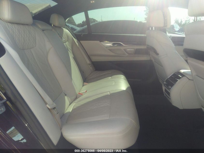 2019 BMW 7 SERIES 750I - WBA7F0C55KGM25340