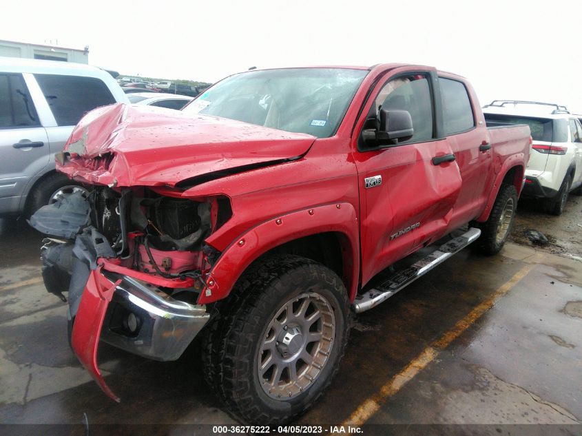 2014 TOYOTA TUNDRA 4WD TRUCK SR5 - 5TFDW5F17EX413089