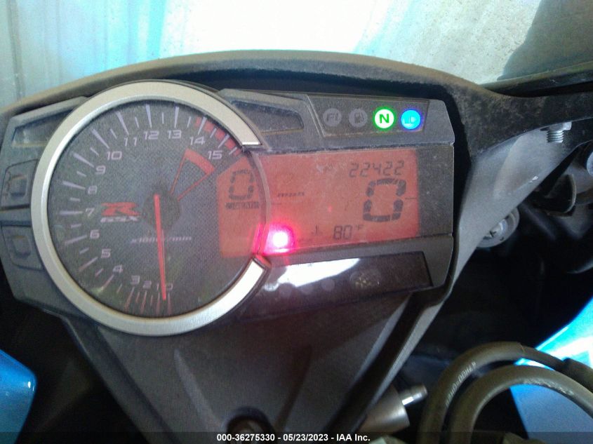 2011 SUZUKI GSX-R1000 JS1GT78A5B2100267