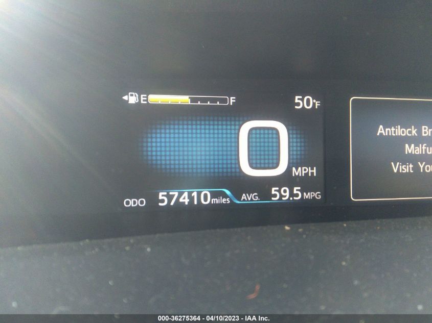 2016 TOYOTA PRIUS FOUR - JTDKARFU9G3510604