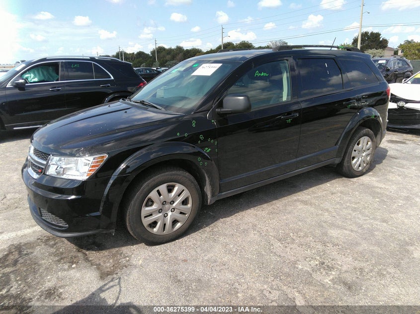 VIN 3C4PDCAB6JT302157 2018 DODGE JOURNEY SE