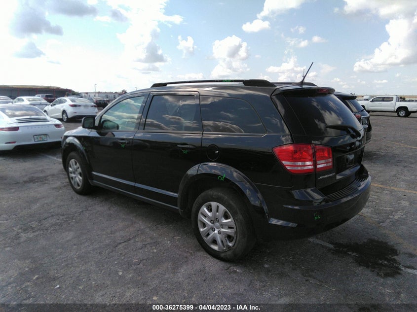VIN 3C4PDCAB6JT302157 2018 DODGE JOURNEY SE