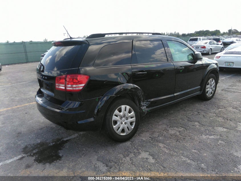 VIN 3C4PDCAB6JT302157 2018 DODGE JOURNEY SE