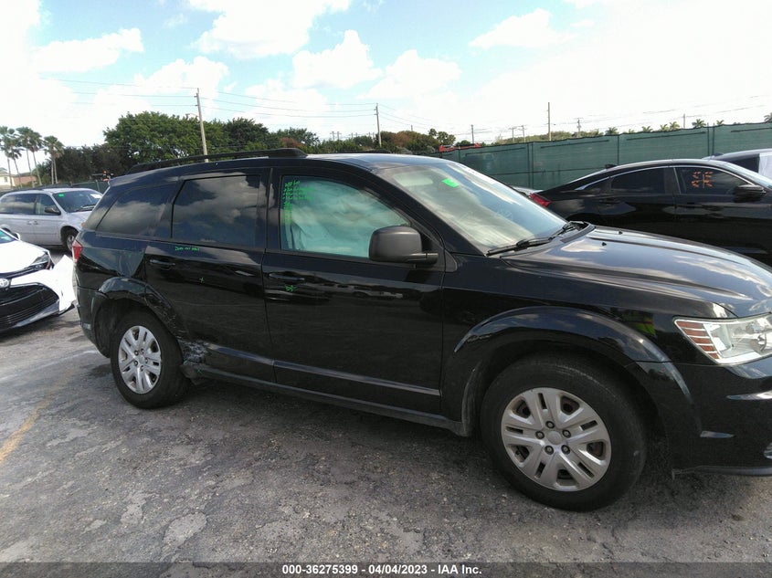 VIN 3C4PDCAB6JT302157 2018 DODGE JOURNEY SE