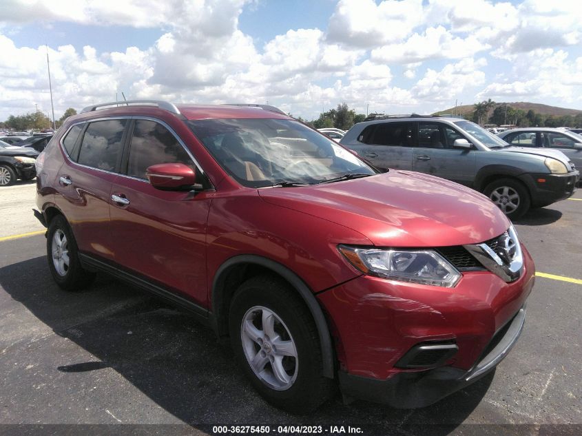 2015 NISSAN ROGUE SV - KNMAT2MT8FP546671