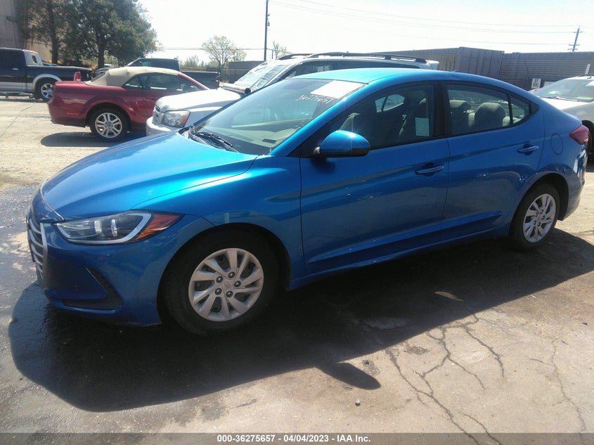 VIN 5NPD74LF9HH204394 2017 HYUNDAI ELANTRA SE