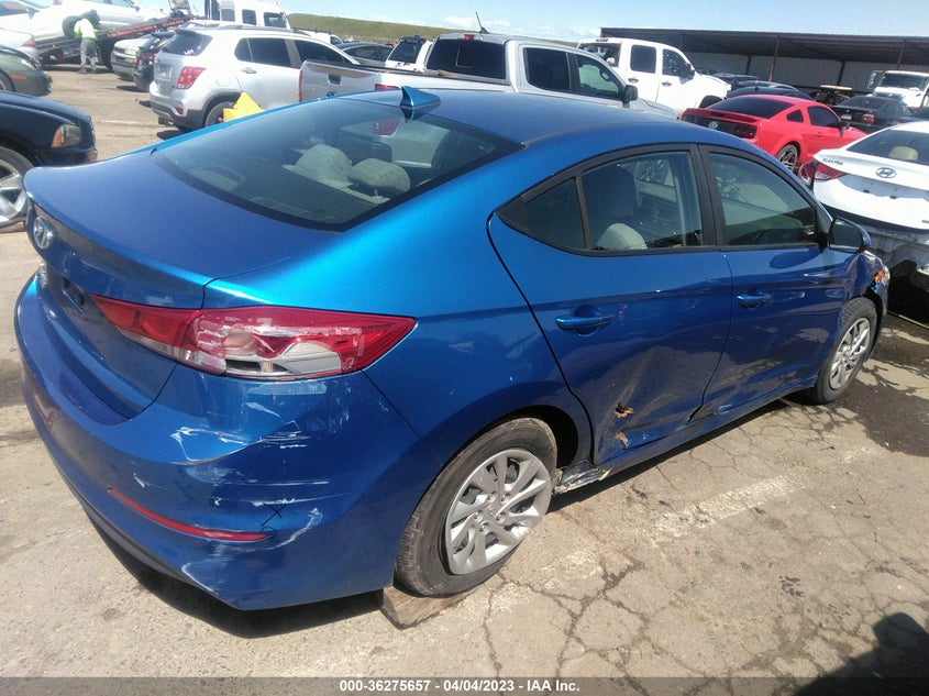VIN 5NPD74LF9HH204394 2017 HYUNDAI ELANTRA SE