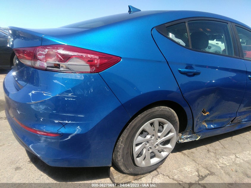 VIN 5NPD74LF9HH204394 2017 HYUNDAI ELANTRA SE