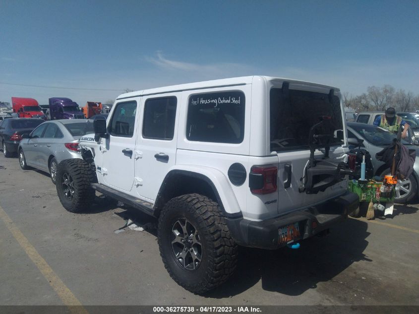 2021 JEEP WRANGLER 4XE UNLIMITED RUBICON 1C4JJXR69MW630037
