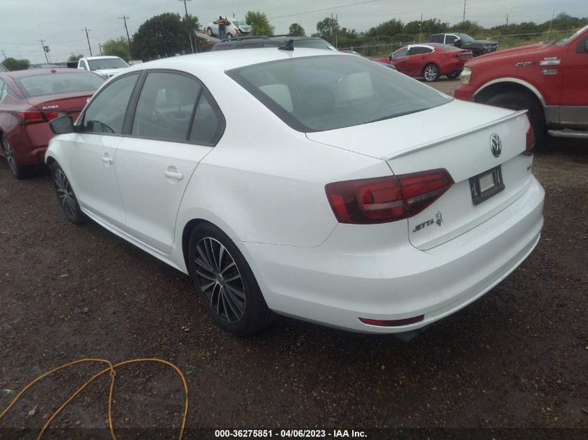 2016 VOLKSWAGEN JETTA SEDAN 1.8T SPORT - 3VWD17AJ4GM404857