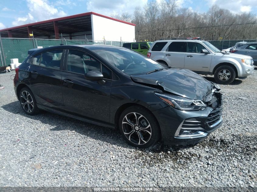 2019 CHEVROLET CRUZE LT - 3G1BE6SM1KS596978