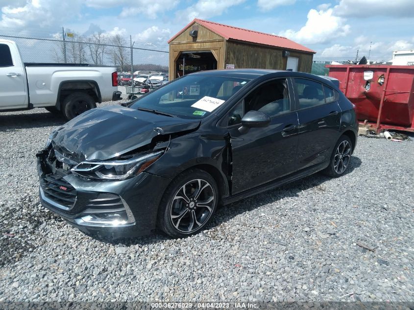 2019 CHEVROLET CRUZE LT - 3G1BE6SM1KS596978
