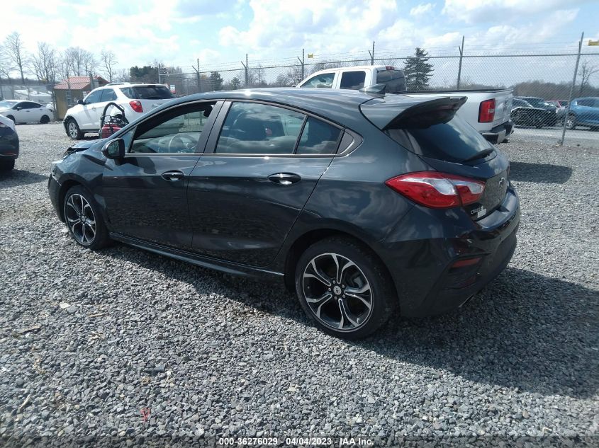 2019 CHEVROLET CRUZE LT - 3G1BE6SM1KS596978