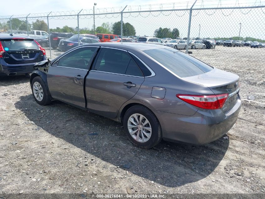 2016 TOYOTA CAMRY XLE/SE/LE/XSE - 4T4BF1FK6GR550295
