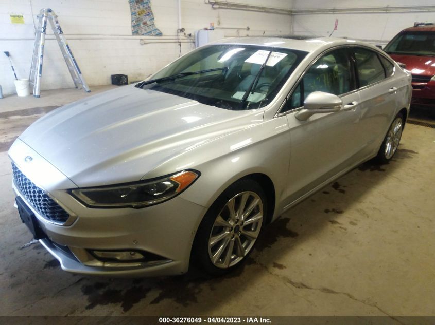 2017 FORD FUSION TITANIUM/PLATINUM - 3FA6P0D99HR194396