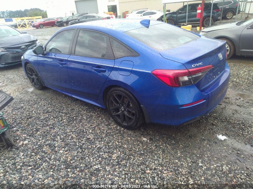 2022 HONDA CIVIC SEDAN SPORT - 2HGFE2F53NH553496