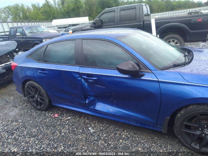 2022 HONDA CIVIC SEDAN SPORT - 2HGFE2F53NH553496